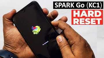 Tecno SPARK Go (KC1) : Hard Reset/ Format/ Factory Reset/ Screen Unlock