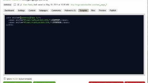 Customize NaitonBuilder Sidebars with HTML