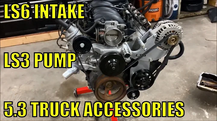 1976 Chevrolet C3 Corvette LS Swap - Part 4 Intake and Front Accessories