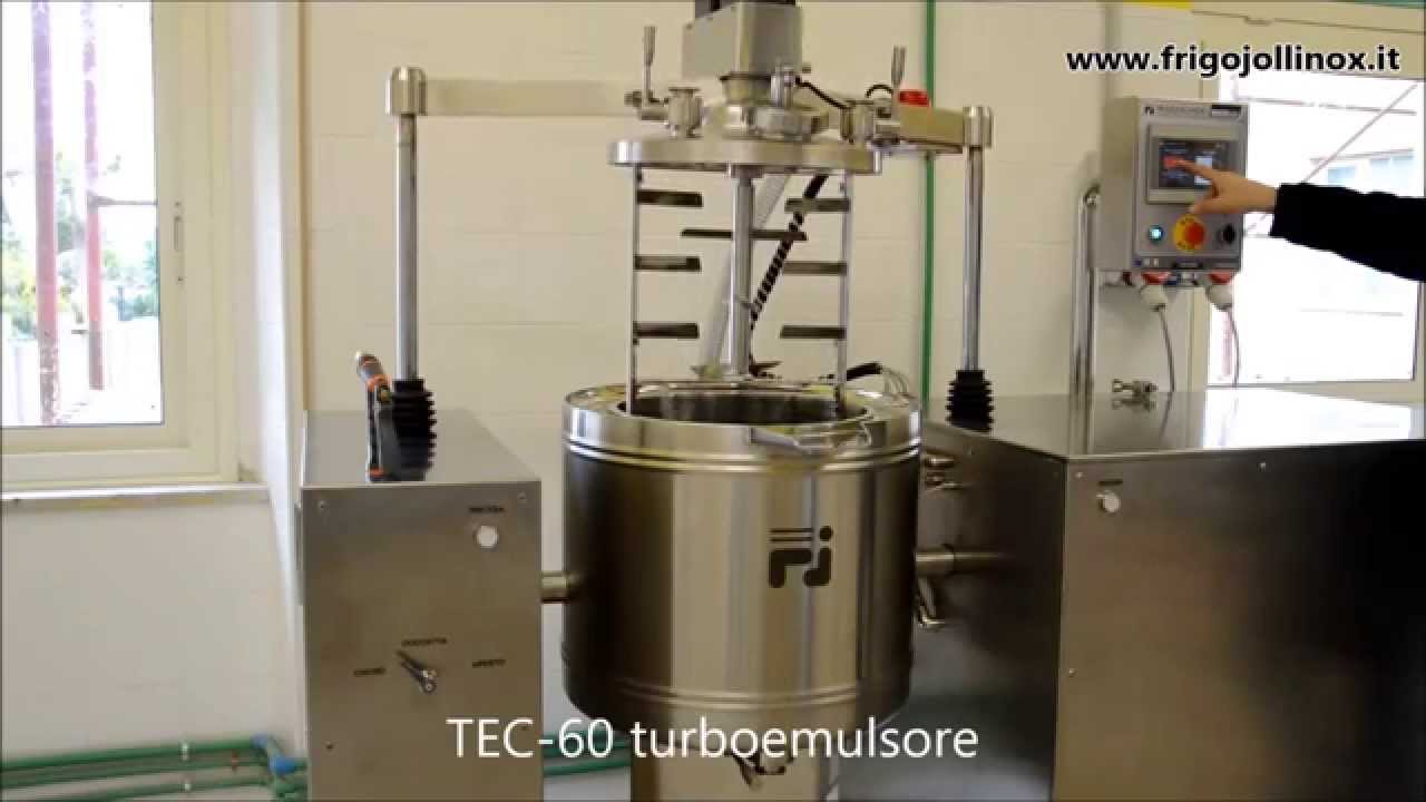 FRIGOJOLLINOX s.r.l. Turboemulsore. Laboratorio cosmetico, farmaceutico, chimico.