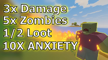 I made Unturned 10X harder! | Unturned Insane Mode AMIO Part 1