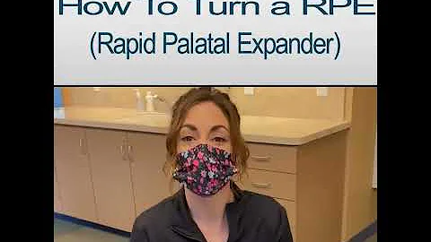 How To Turn Your Expander ( Rapid Palatal Expander)