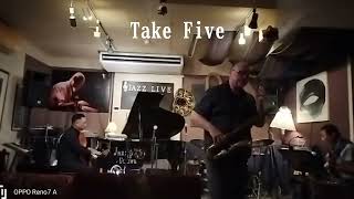 Take Five 」Quintet Jazz live in Guuwa #コンボ - YouTube