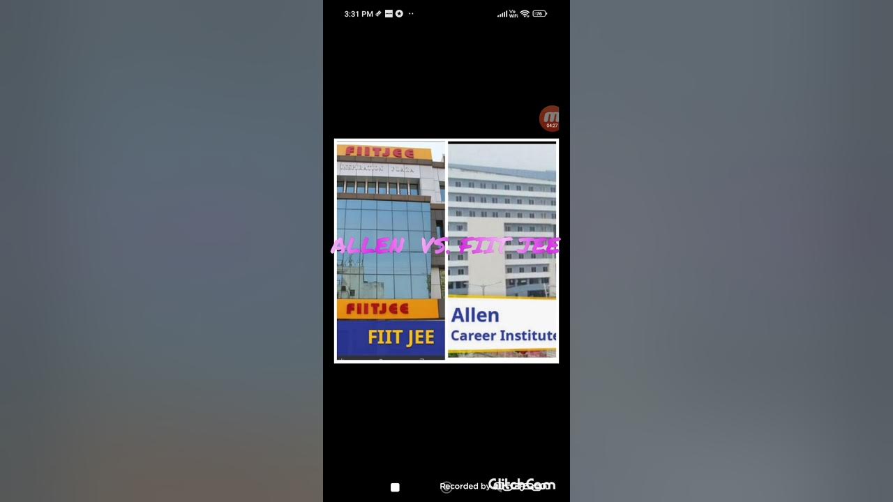 Allen vs. Fiitjee Kaunsi Achi h jee ke liyeStudyContent YouTube