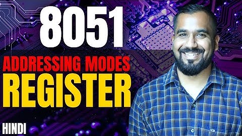 Register Addressing Mode in 8051 Microcontroller Explained in Hindi