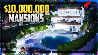 $10,000,000 MANSIONS IN GTA 5! (GTA V Mods)