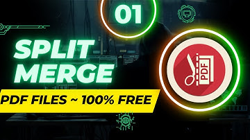 01 Free PDF Tools - PART ONE- Split and Merge PDF File Part 01 #PDFTools #MergePDF