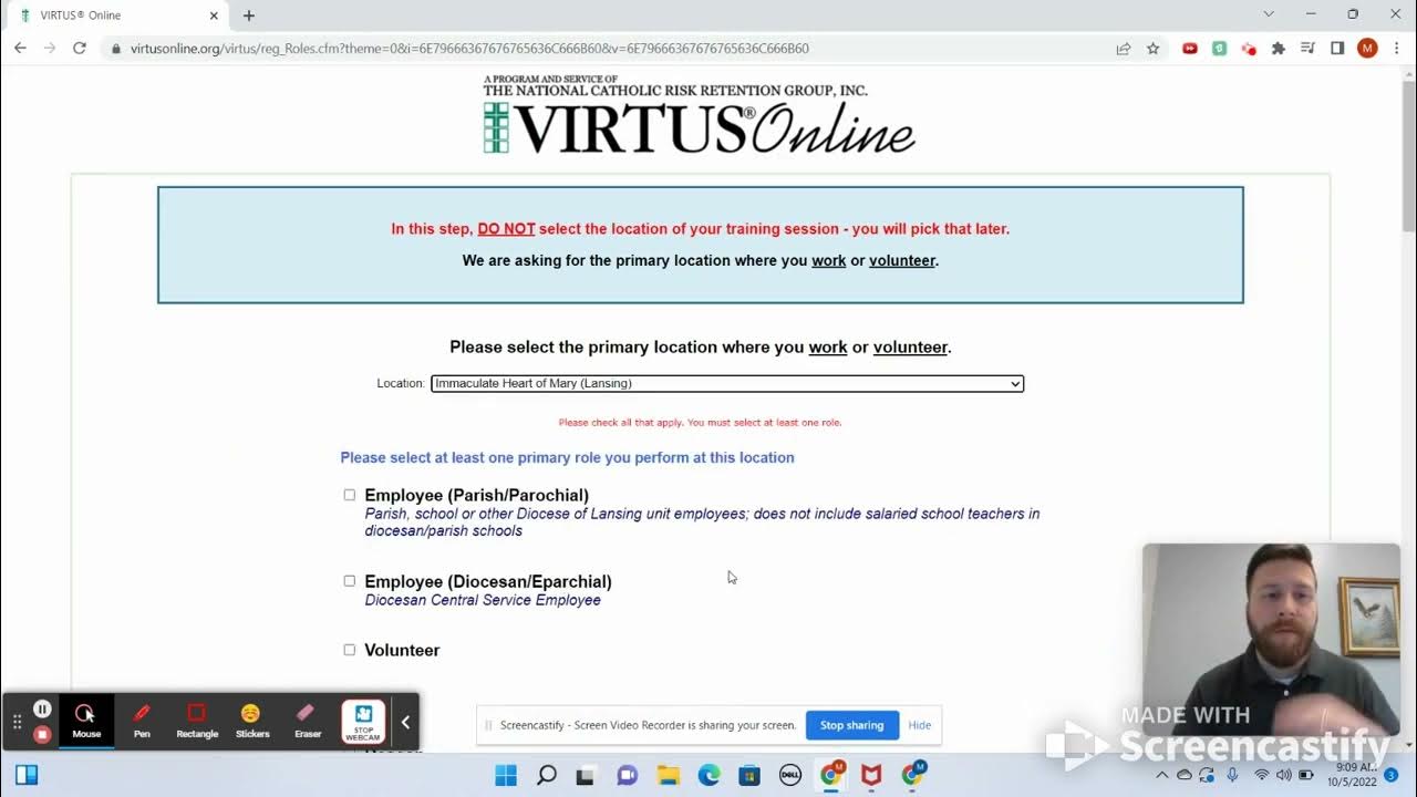Virtus Online Registration Immaculate Heart of Mary (Lansing) YouTube
