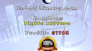 Celebrity [REAL ACC] Binary.com Robot profit $1705 100% guarantee of profit !!! Wealth