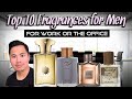 TOP 10 BEST WORK OR OFFICE FRAGRANCES FOR MEN 2020 | AMOUAGE GOLD MAN MUSK COLOGNE SAFARI EXTREME