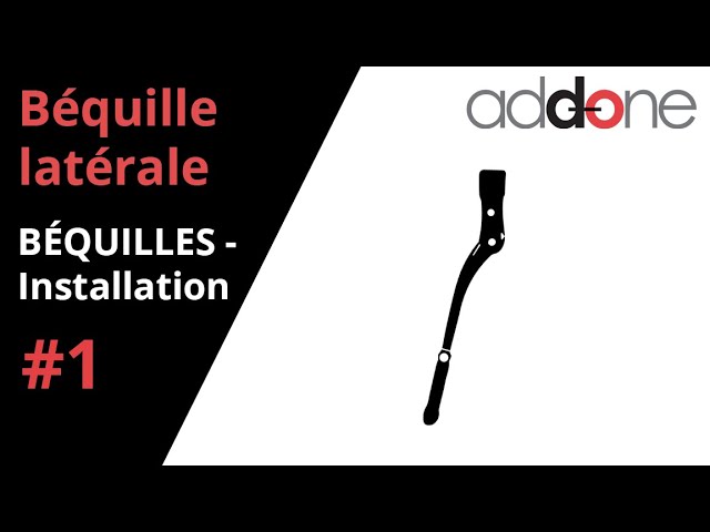 Stabiliser votre vélo avec une béquille ! - Citycle