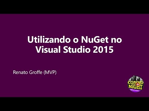 Vídeo: Como adiciono um pacote NuGet ao Visual Studio 2015?
