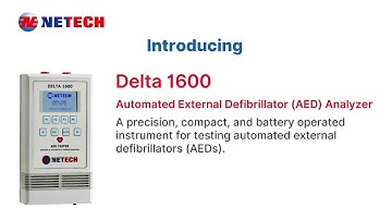 AED Tester - Delta 1600 - Netech Biomedical