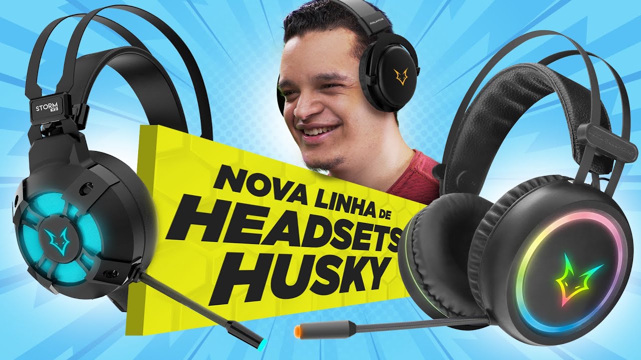Headset Gamer Husky Gaming Storm V2, Preto, P2, Drivers 50mm, RGB - HGMD003  | KaBuM!