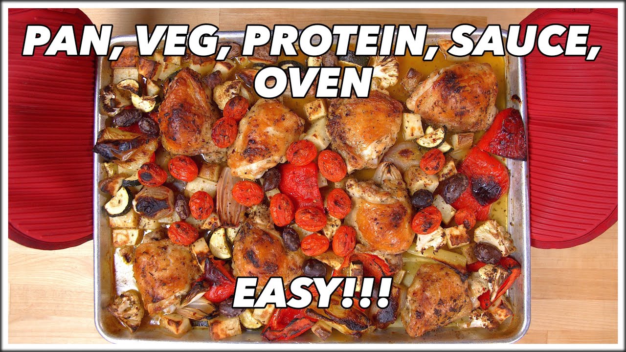 A sheet pan chicken recipe that takes less than an hour! | Glen And Friends Cooking