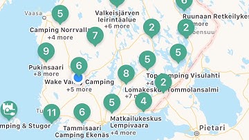 Camping Finland App Introduction