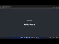 5. ReactJS Tutorial - Creating a React Application