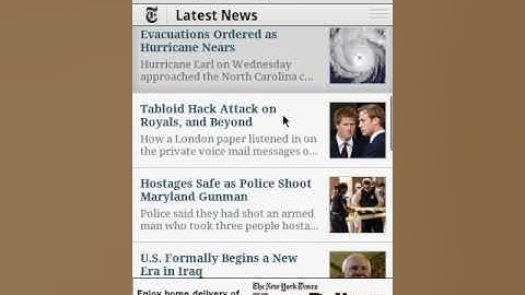 Android APP Review - NYTimes