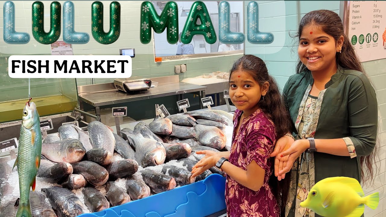 LULUMALL కి వచ్చాము || fish market || లులు మాల్ || sunday market 