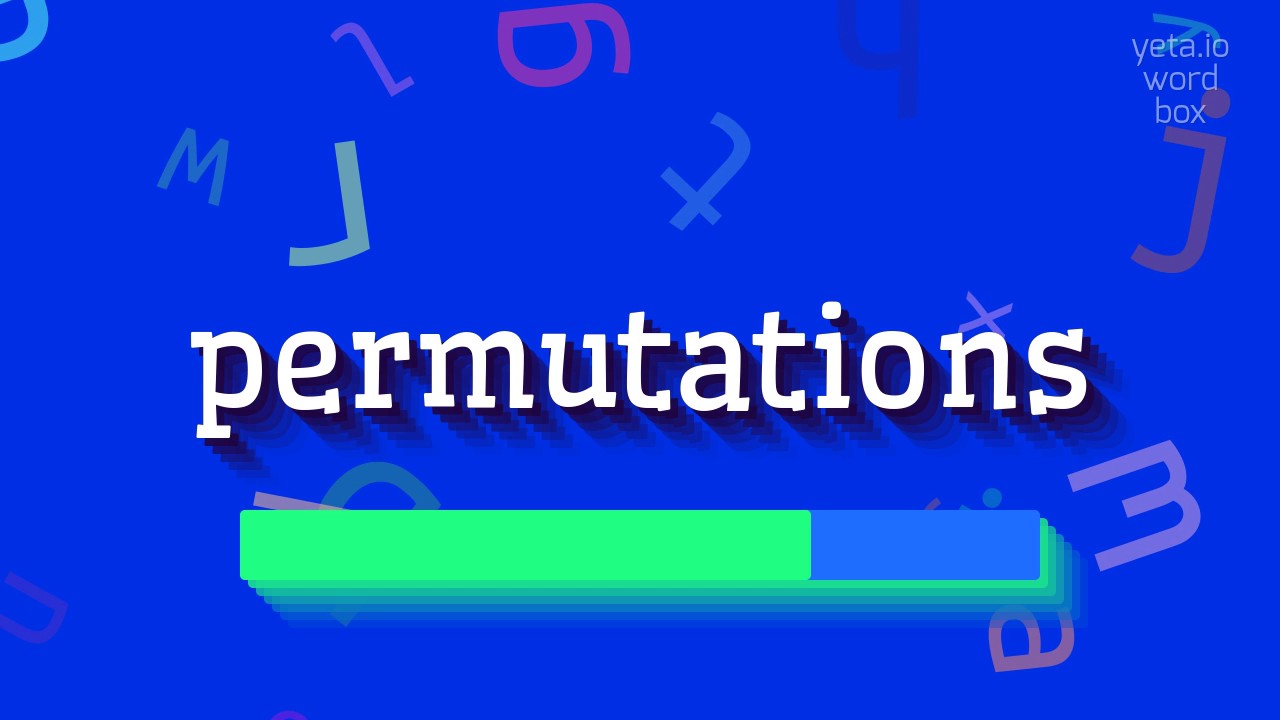 How To Say permutations High Quality Voices YouTube