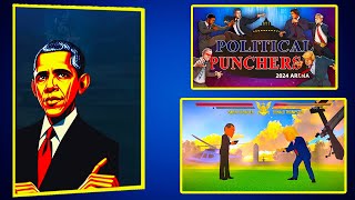 Political Punchers 2024 Arena (PC) - Barry Yoballer Longplay