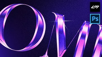 Grainy Chrome Text Effect in Photoshop (FREE PSD)