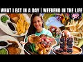 What i eat in a day weekend away with boyfriend