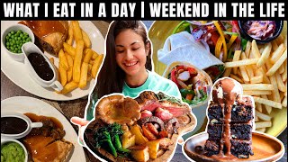 What I eat in a day *weekend away with boyfriend*