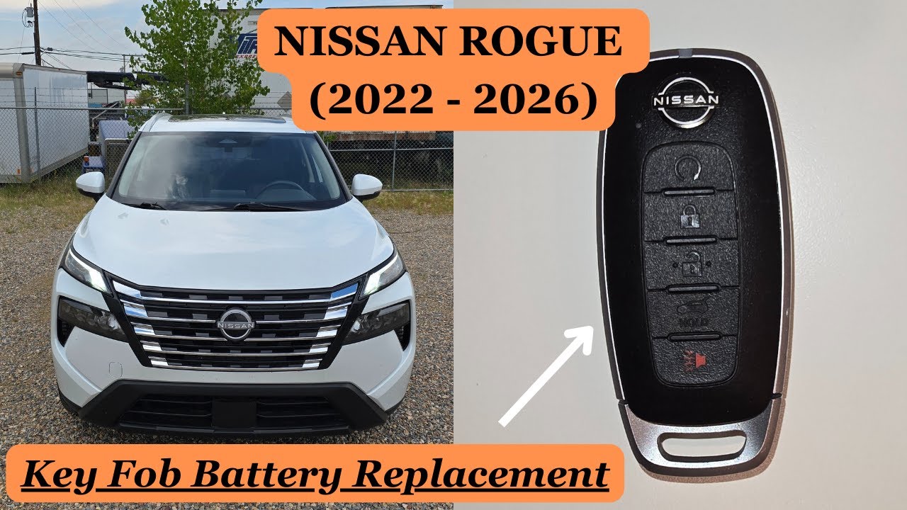 Nissan Rogue - KEY FOB BATTERY REPLACEMENT / REMOVAL (2022 - 2026 ...