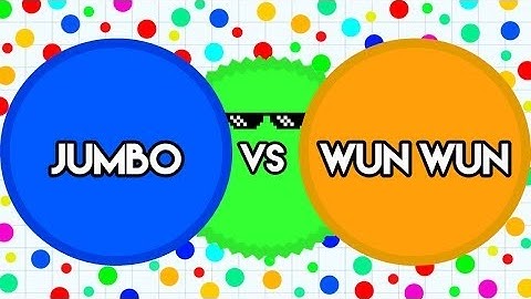 JUMBO  VS WUN WUN - AGAR.IO GAMEPLAY