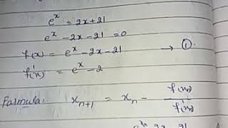 Newton Raphson method  question No.9 a part.