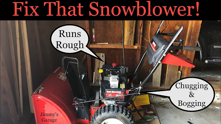 Snowblower Stalling, Bogging Or Chugging? Here's How To Fix It.