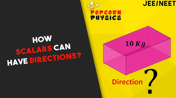 How scalars can have directions? | IIT JEE &  NEET by Prateek Jain Sir, Kota