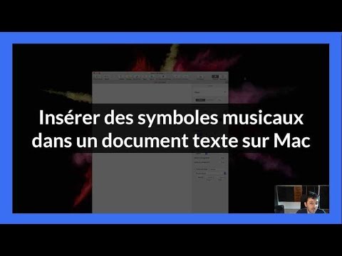 Les symboles musicaux dans un document Pages