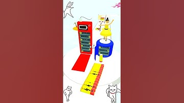 Battery run 3D game 🎮✌️ #short #gaming #mobilegame