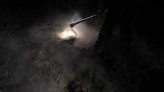 Night Division Fire Crews Picking up Spotfires in the Dark Bootleg Fire 2021