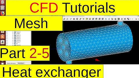 [CFD Tutorials] Heat exchanger (mesh, part2-5)