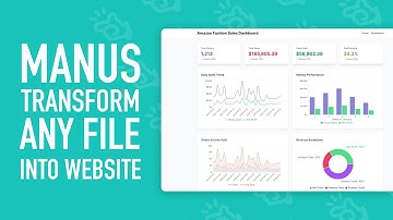 Manus: Transform Any File into Engaging Website