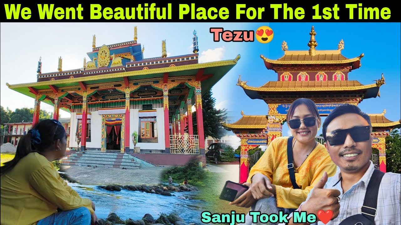 Finally Went Beautiful Place For The 1st Time😍| She Took Me At Famous Restaurant At Tezu