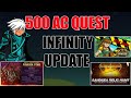 Aqw new 500 ac holiday quest  sandsea relic treasure hunt guide  aq infinity tech demo update
