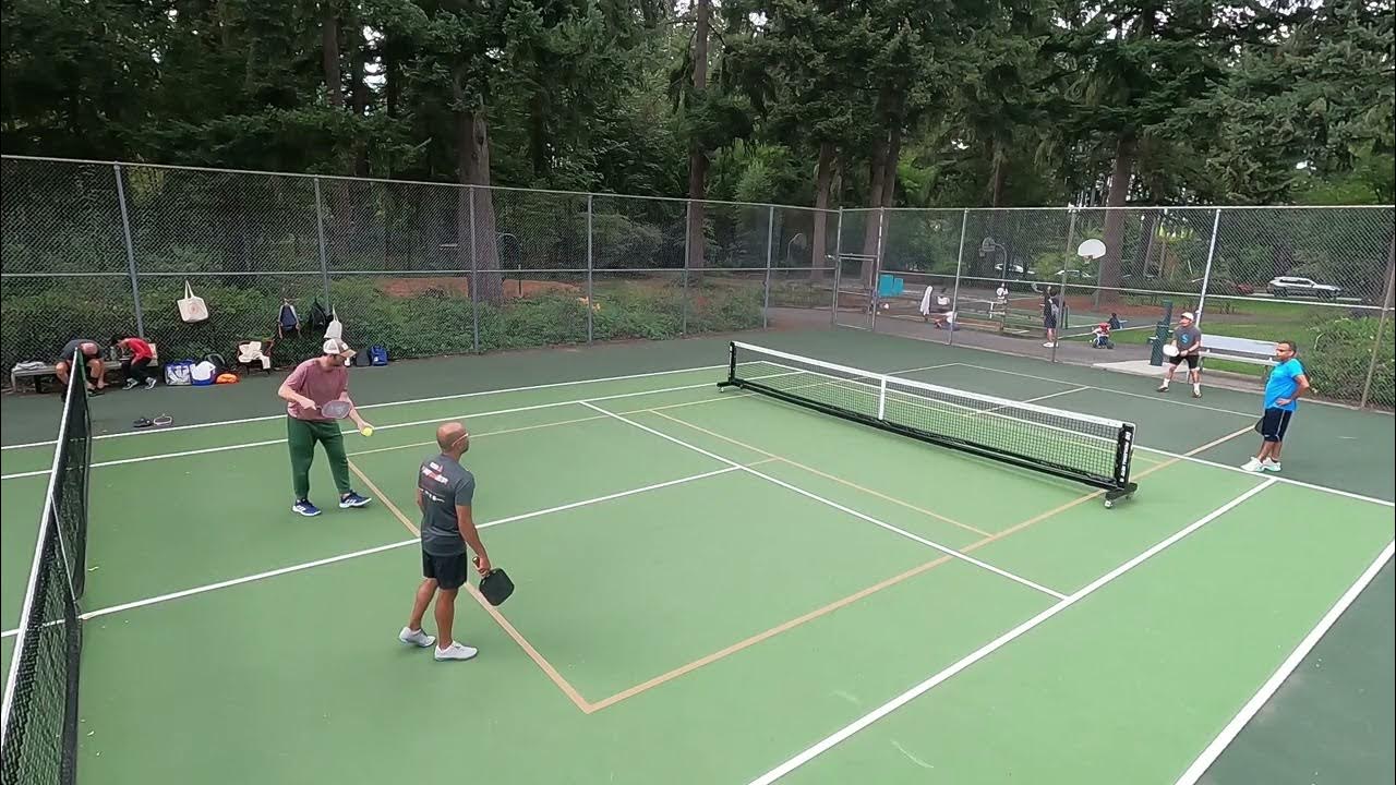 9/12/24 Pickleball Sorabh/Angus vs Jon/Bhaskar at Hillaire Park