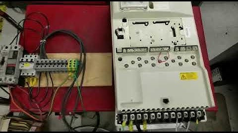 Test Run for the ABB Drive, MN: ACS800