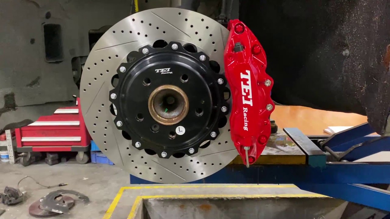 Tei Racing BMW F35 installed TEI Racing Big Brake Kit P60S 6piston with 355*32mm ...