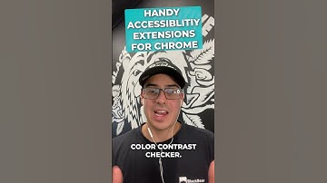 Handy accessiblity extensions for Chrome #shorts