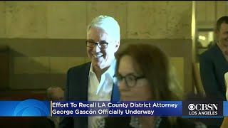 Effort To Recall LA DA George Gascón Officially Underway