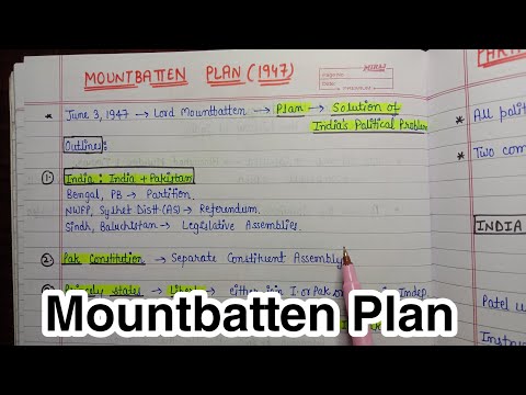 Video: Wanneer werd het Lord Mountbatten-plan gepresenteerd?