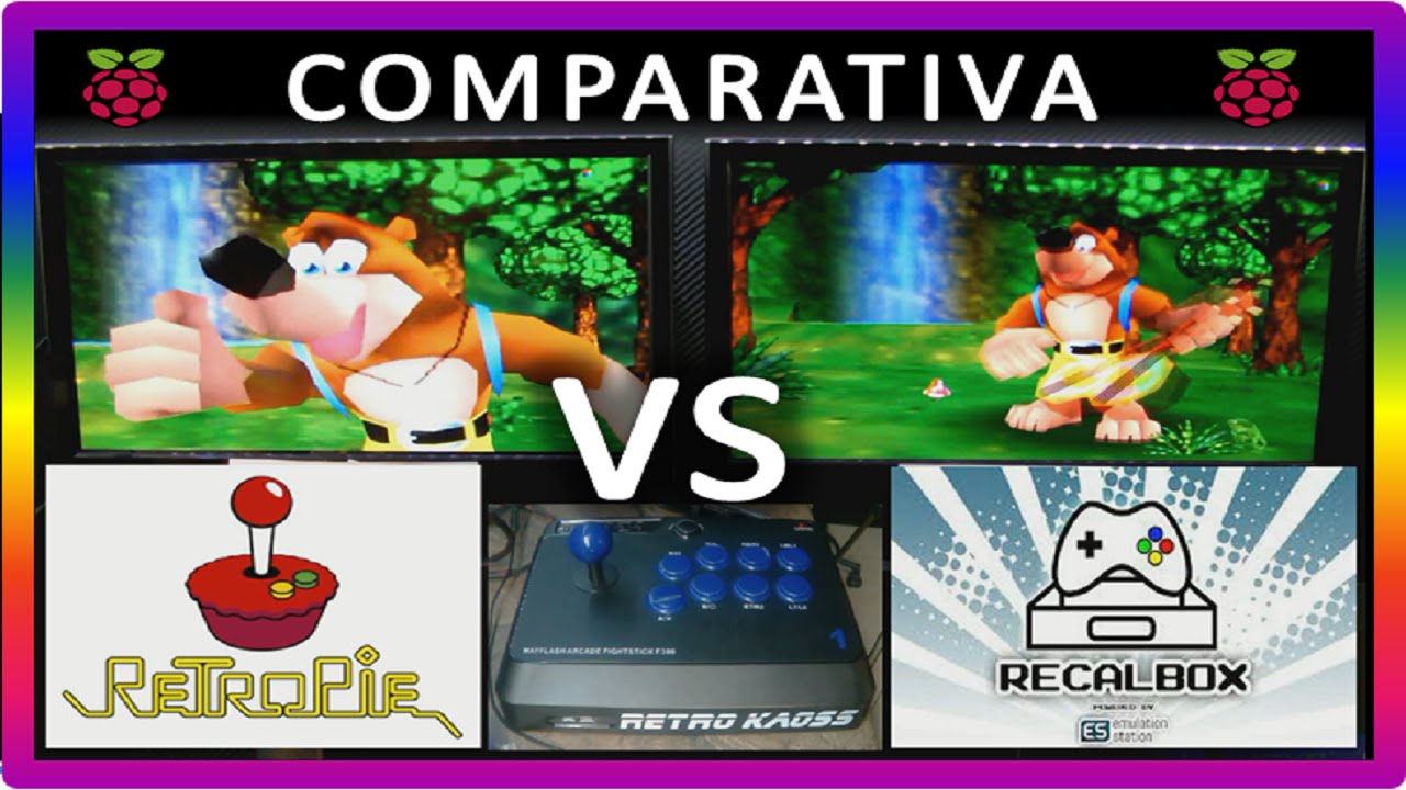 RetroPie VS Recalbox COMPARATIVA DIRECTA face-to-face Raspberry Pi 3