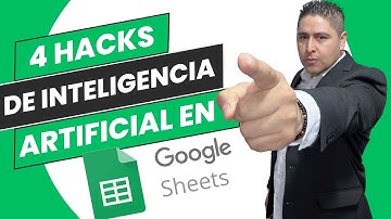 🚀 Aumenta tu PRODUCTIVIDAD al MÁXIMO 🌟: 4 HACKS de IA 💡 para Dominar GOOGLE SHEETS 📊✨