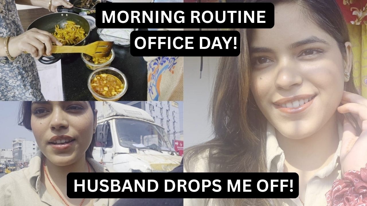 My Morning Office Routine & He Dropped Me to Work 🥹❤️ | Daily Vlog