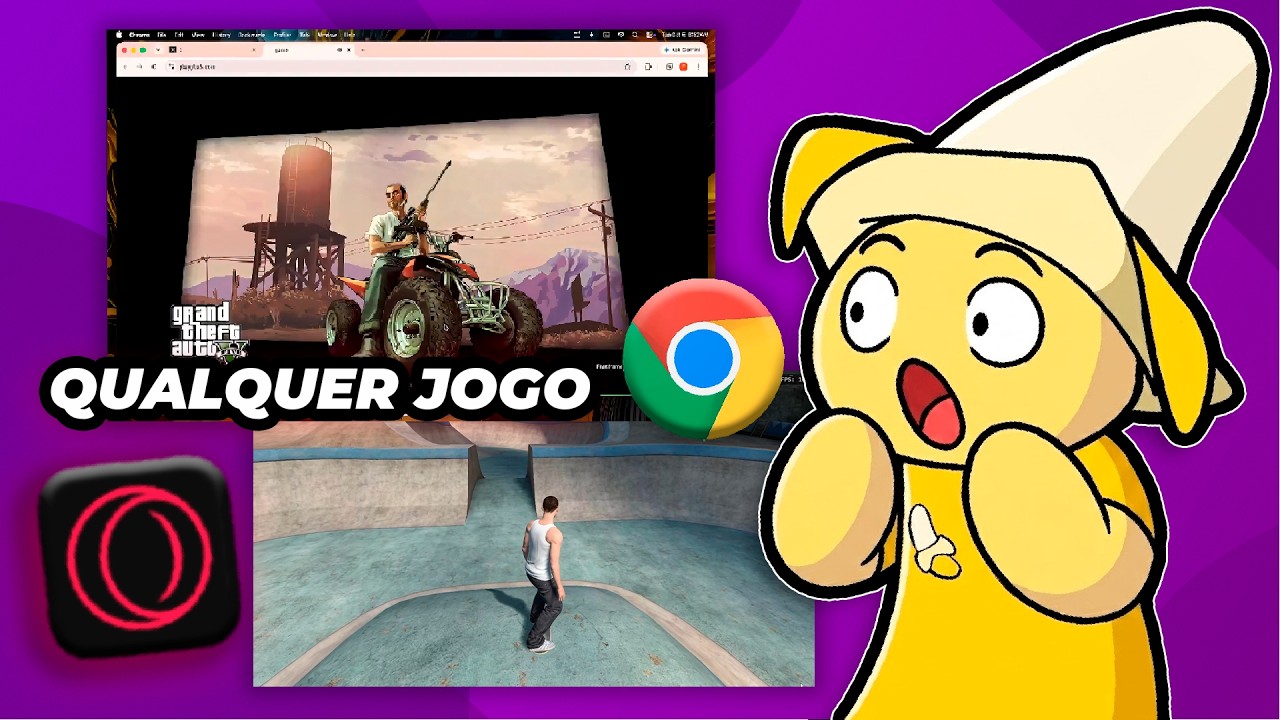 Os Caras Colocaram GTA V NO BROWSER (e VÁRIOS outros jogos)